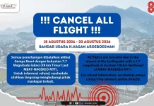 Bandara Ende Tetap Buka, Wings Air Batalkan Penerbangan