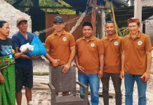 Pokdarwis Beo Mano Salurkan Bantuan untuk 50 KK Terdampak Gempa