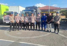 Tujuh Kendaraan Bantuan Polda Jatim Tiba di Sikka