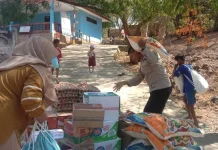 Bantuan Gempa Disalurkan ke Warga Terdampak Magepanda