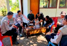 Kapolres Flotim Serap Aspirasi Warga Jaga Perdamaian Adonara