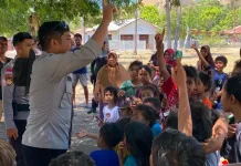 Trauma Healing Polres Ngada Pulihkan Semangat Anak