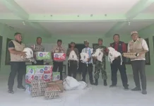 Polres Ngada dan Pemkab Salurkan Bantuan Gempa di Kecamatan So'a