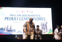 Malam Solidaritas Peduli Gempa Flores, Gubernur Melki: NTT Satu Keluarga