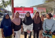 Polres Ende Hadirkan akses Internet Gratis di Posko Pengungsian Dusun Nioniba