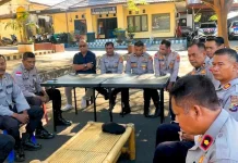 Polres Flotim Gelar Anev Mingguan, Fokus Perkuat Koordinasi Tugas