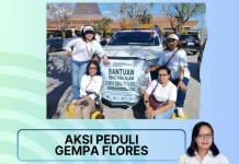 Komunitas Peduli Kasih Salurkan Bantuan Gempa Flores