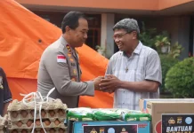 Kapolda NTT Salur Bantuan Pasca Gempa, Sambangi Istana Keuskupan Agung Ende