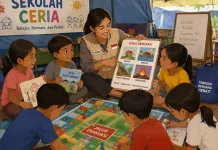 350 Anak Penyintas Gempa Ende Dapat Edukasi Kebencanaan
