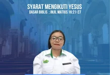 Mimbar Agama Katolik: Tiga Syarat Utama Mengikuti Yesus