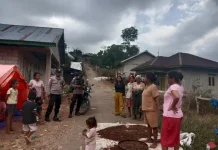 Polres Manggarai Data Tenda Pengungsian Mandiri di Tiga Desa