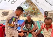 Polres Ngada Sembuhkan Luka, Pulihkan Senyum Pengungsi Gempa Riung