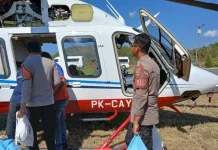 Logistik Sembako Diterbangkan dari Maumere ke Palue