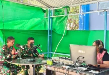 TNI AU dan Warga Bersama Percepat Pemulihan Pascagempa