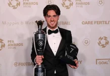 Hayden Hackney, Bintang Championship Pilihan Pemain di PFA Awards