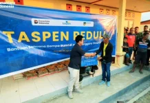 TASPEN Ende Salurkan Bantuan Rp155 Juta untuk Korban Gempa Flores