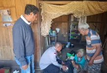 Polsek Golewa Salurkan Bantuan, Ringankan Beban Warga Terdampak Gempa