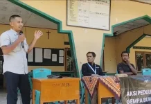 RRI Ende dan BERGUNA Hadir, Warga Mukusaki Belajar Mitigasi Gempa