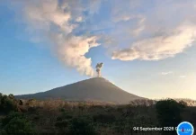 Aktivitas Gunung Ile Lewotolok Masih Tinggi Pasca Erupsi Akhir Agustus