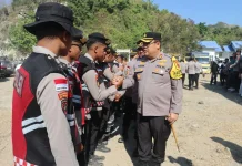 Kapolres Ende Lepas 125 Personel BKO Polda NTT dalam Operasi Aman Nusa II 2026