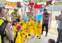 Polres Ende Gelar Trauma Healing, Pulihkan Keceriaan Anak Pasca Gempa