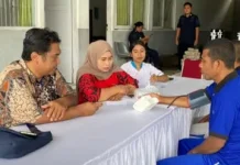 Sebanyak 80 WBP Pindahan Rutan Ruteng Jalani Pemeriksaan Kesehatan