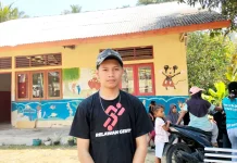 Keceriaan Anak Jadi Perhatian Relawan Gesit Pascagempa di Bheramari
