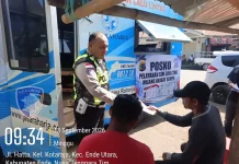 Satlantas Polres Ende Buka Layanan Gratis Dokumen Kendaraan bagi Korban Gempa