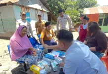 Warga Sukamaju Apresiasi Layanan Kesehatan Gratis Polres Ende