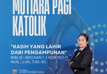 Penyuluh Agama Katolik Ende Ajak Umat Menghidupi Kasih Pengampunan