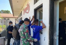Gandeng TNI-Polri, Rutan Larantuka Geledah Blok Hunian dan Tes Urine Warga Binaan