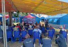 Tim MDMC Pusat Pamitan, Sinergi Kemanusiaan di Dampek Berlanjut