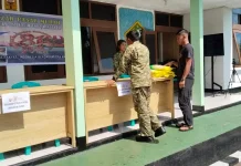 Sambut HUT ke-81 TNI, Kodim Manggarai Gelar Bazar Murah