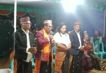 Kampanye Damai Pilkades Satar Ngkeling, Babinsa Ajak Warga Jaga Persaudaraan