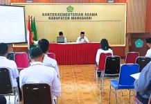 PMP Zona Integritas Kemenag Manggarai Capai 91,16 Persen