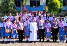 Polres Flotim Ingatkan Siswa SMA Katolik Frateran Podor Jauhi Bullying & Narkoba