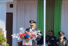 Kodim Ende Peringati HUT TNI ke-81 dengan Upacara