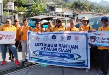 Kolaborasi KPK Ende dan Olifant School Salurkan Bantuan bagi Warga Flores