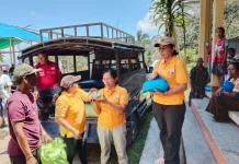 Peduli Warga Terdampak Bencana, Perempuan Katolik Salurkan Kasih di Desa Riti