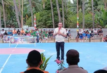 Turnamen Futsal PGRI, Bupati Doni Dihen Ingatkan Persaudaraan
