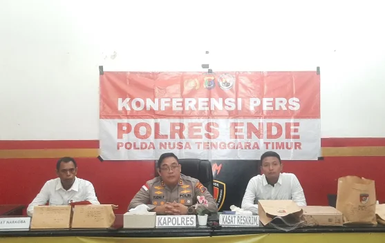 Polres Ende Ungkap Kasus Sabu , Dua Tersangka Diamankan
