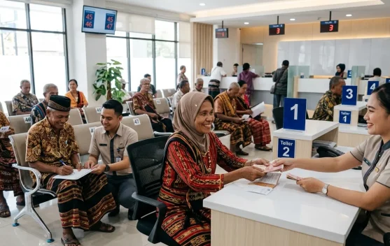 Taspen Ende Salurkan THR Pensiunan Lebih Awal