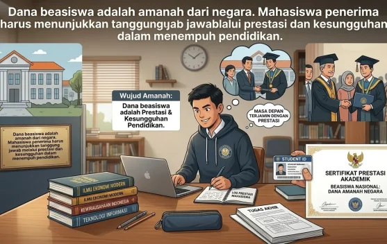 Beasiswa Negara Bukan Dana Konsumtif Mahasiswa