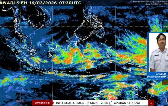 BMKG Ingatkan Potensi Hujan Lebat di Sikka