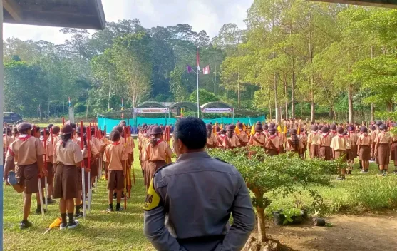 Polri Dukung Pembentukan Karakter Pelajar Lewat Kegiatan Pramuka
