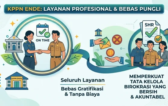 Layanan Satker di Ende Dijamin Gratis dan Bebas Gratifikasi