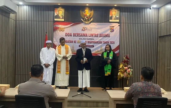 Polres Ende Gelar Doa Lintas Agama Sambut Hari Bhayangkara ke-80