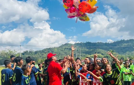 Bupati Manggarai Buka Pekan Olahraga Anak U-15 Kecamatan Cibal, Dorong Anak Sportif
