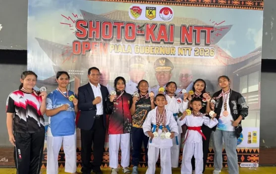 Atlet Shoto-Kai Manggarai Sabet Puluhan Medali Piala Gubernur NTT