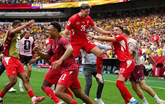 Swiss Akhiri Penantian 72 Tahun Lolos Perempat Final